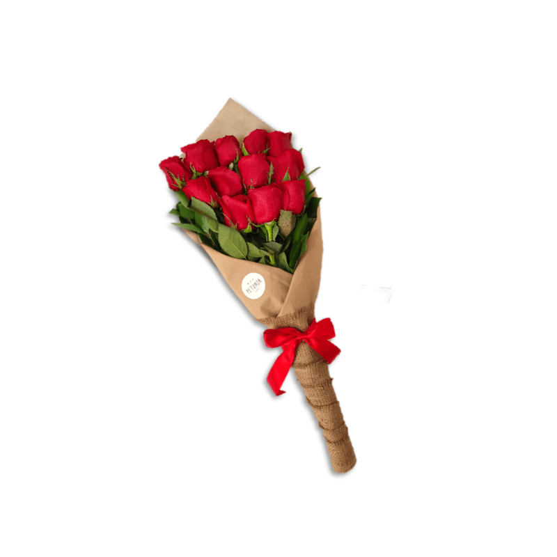 Ramo 12 rosas - Petunia Florerías - Tienda Flores Online Arequipa y Lima