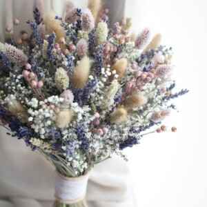 Bouquet con flores secas